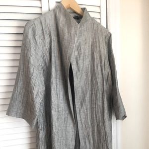Eileen fisher silk jacket - medium